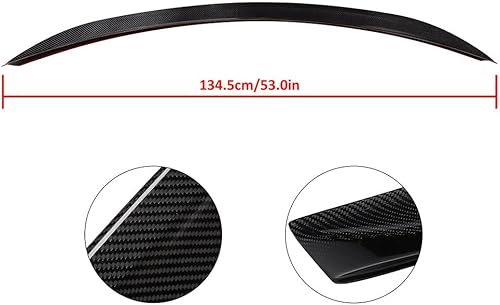 Miniatura 5 de SCITOO Alerón de fibra de carbono para ventana trasera para Mercedes-Benz GLE Coupé Alerón Trasero Negro Brillante