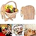 Barrageon Cesta Frutas Frutero Plegable Fruta Cuenco Huevo Pan de Molde Soporte Cocina Tabla Cortar Hogar Resistente Calor Antideslizante Almohadillas Estera Olla (Forma Elefante)