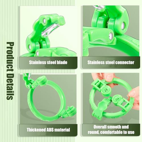 Fruit Peeler, Peeling Peeling Gadget Tool, Foldable Orange Peeler, Multifunctional Kitchen Gadget, Easy Grip Handle, Compact and Portable Design, Ideal for Peaches, Onions, and Vegetables - immagine 4