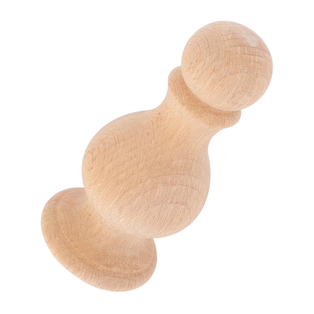 OFFSCH Wooden Finials for Bed Posts Unpainted Wooden Spindles Round Replacement Finials for Staircase Decorative