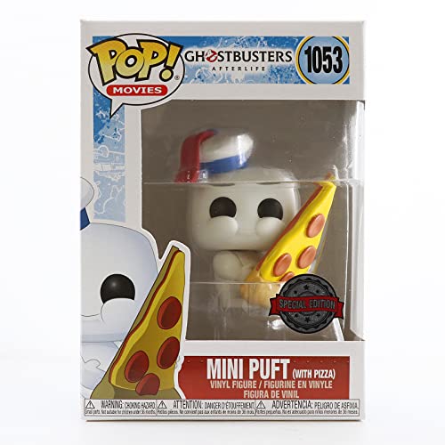 Sale Funko Pop! Ghostbuster Afterlife 7/11 Exclusive Mini Puft (W/ Pizza) #1053 - Free Acrylic Case