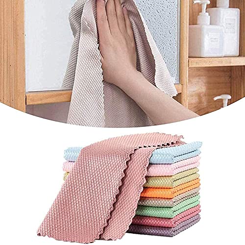 Visschubben Microvezeldoekjes, Superabsorberende Golfachtige Visschaaldoekjes Zonder Sporen, Gebruikt Om De Keuken… - Image 8