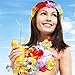 AnapoliZ Mega Luau Leis 100 Pack Hawaiian Theme Multi Colorful Tropical Summer Floral Necklace Simulated Silk Lei, Party & Wedding Favors (100)