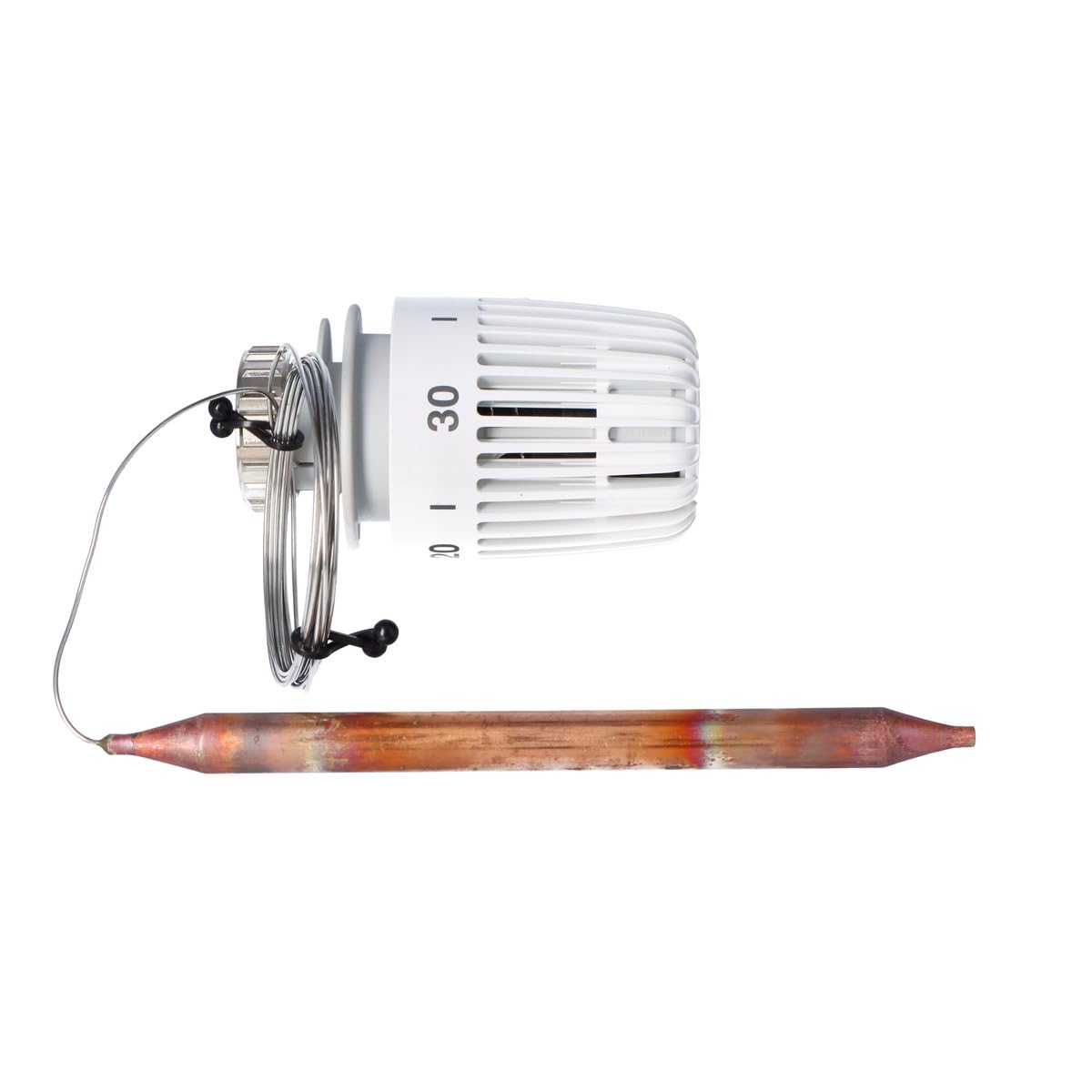 Heimeier, Testina termostatica con base di conduzione del calore e molla a spirale, 2 m, 6402-00.500