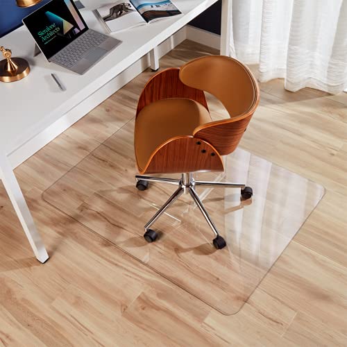 Oculus By Dimex Polycarbonate Office Chair Mat For Carpet And Hard Floors, 36" X 48" X 0.150" Mat, Clear Mat For Office Chair, Protects Floors Under Home Office Computer Desk, Ships Flat #TOP4