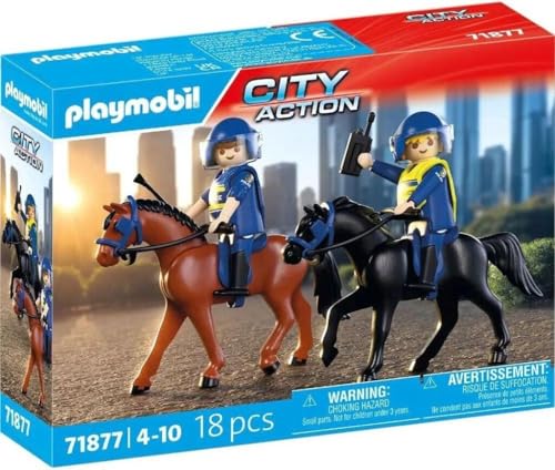 Playmobil City Action 71877 Police à Cheval - vue 2
