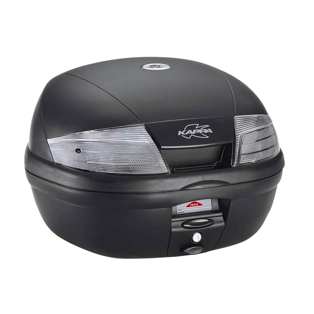 GIVI BAULETTO KAPPA MOTO K35NT2-35 LITRI, NERO CON CATADIOTTRI TRASPARENTI VERSIONE 2