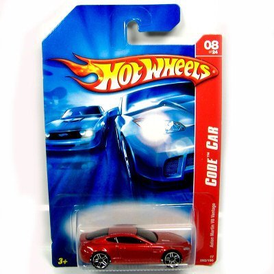 2007-092 Hot Wheels CODE CAR Aston Martin V8 Vantage - Red #