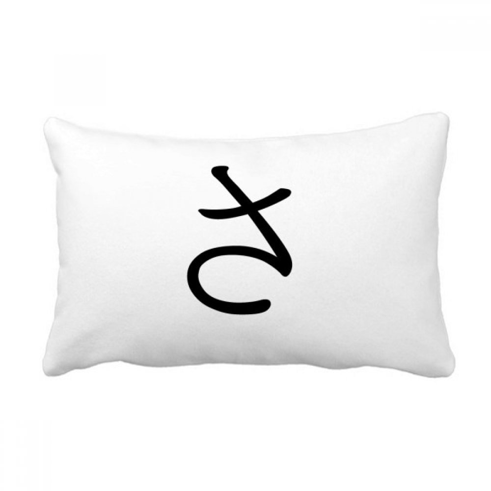 Oreiller lombaire Hiragana contre le mal de dos sur le canapé : confort japonais 40x60cm