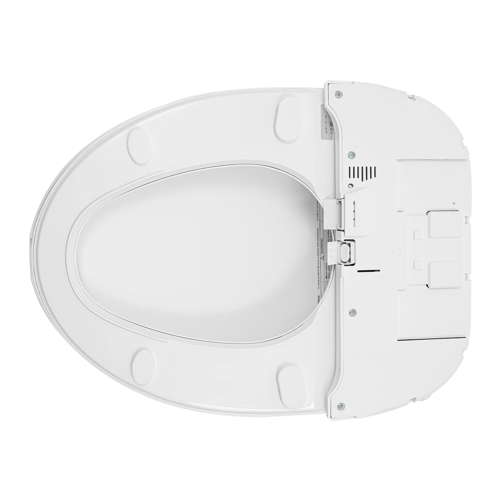 Tapa de inodoro, 1350 W, 220 V, asiento de bidé eléctrico con mando a distancia, turbo, lavado infantil, asiento de inodoro climatizado, IPX4
