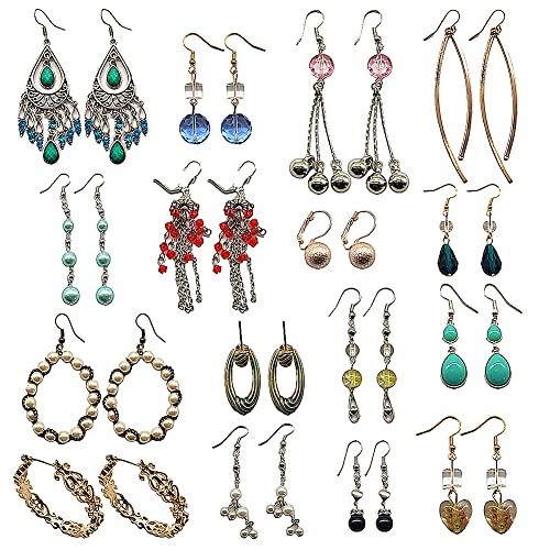 Magik 40~80 Pairs High End Quality Earrings Must-have Wholesale Jewelry Lot Various Styles and Colors (40 Pairs) - Main Image
