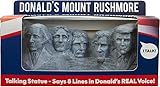 INTERACTIVE TALKING FEATURE - Press Trump's head to hear 8 different authentic voice lines in his real voice FUNCTIONAL PAPERWEIGHT - Keeps your important documents organized while adding personality to your desk UNIQUE MOUNT RUSHMORE DESIGN - Featur...