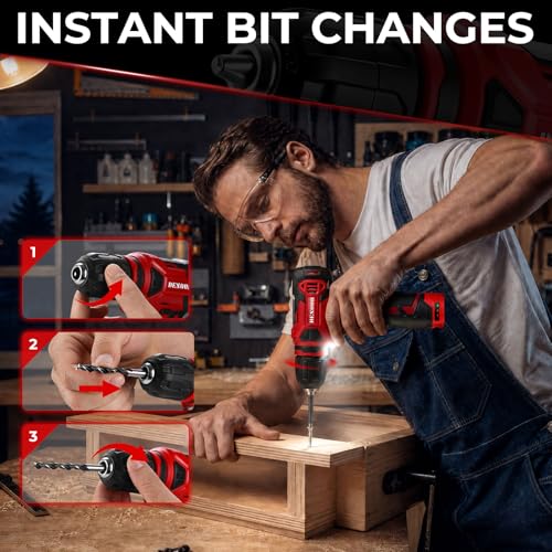 DESOON 259-Piece Tool Kit with 12V Drill
