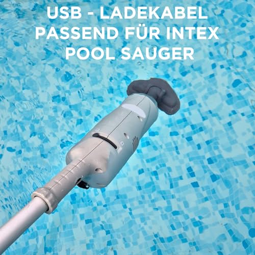 Dakana USB ladekabel Poolsauger ladekabel für Intex Poolsauger ladekabel Pool Sauger