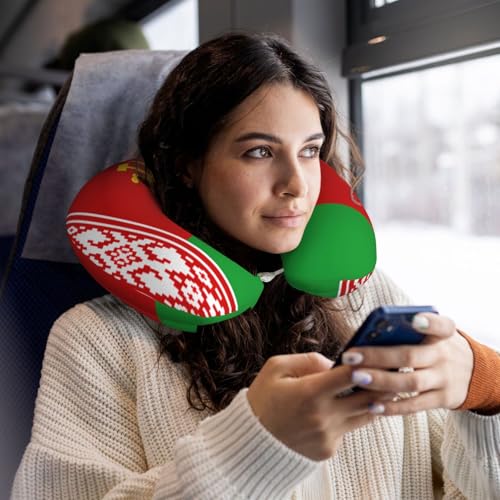Almohada de viaje de poliéster para cuello miniatura 6