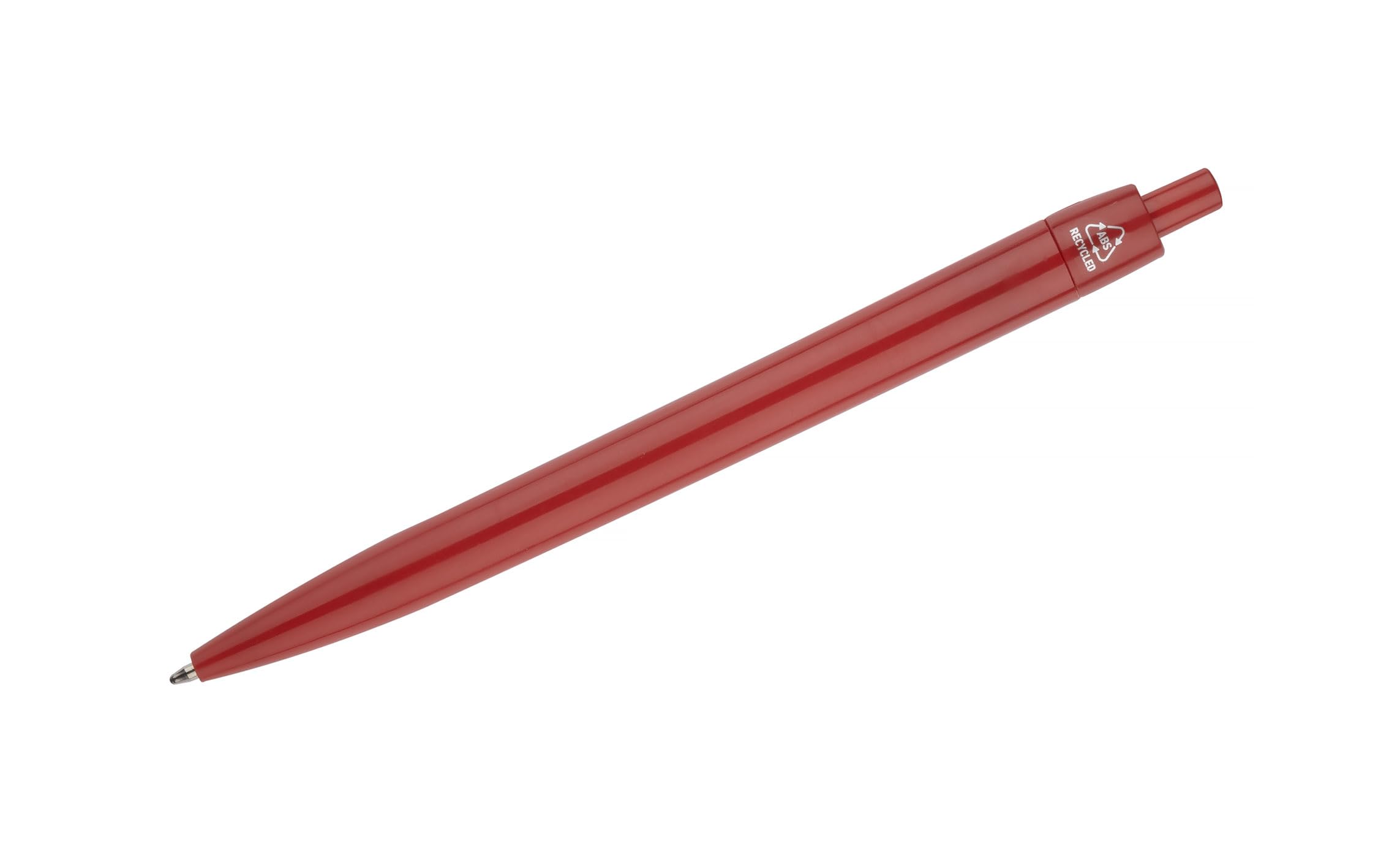 Lot de 100 stylos personnalisés avec logo et texte Stylos à bille publicitaires en couleur Impression UV haute qualité Idéal pour entreprises, événements, mariages et cadeaux Rouge