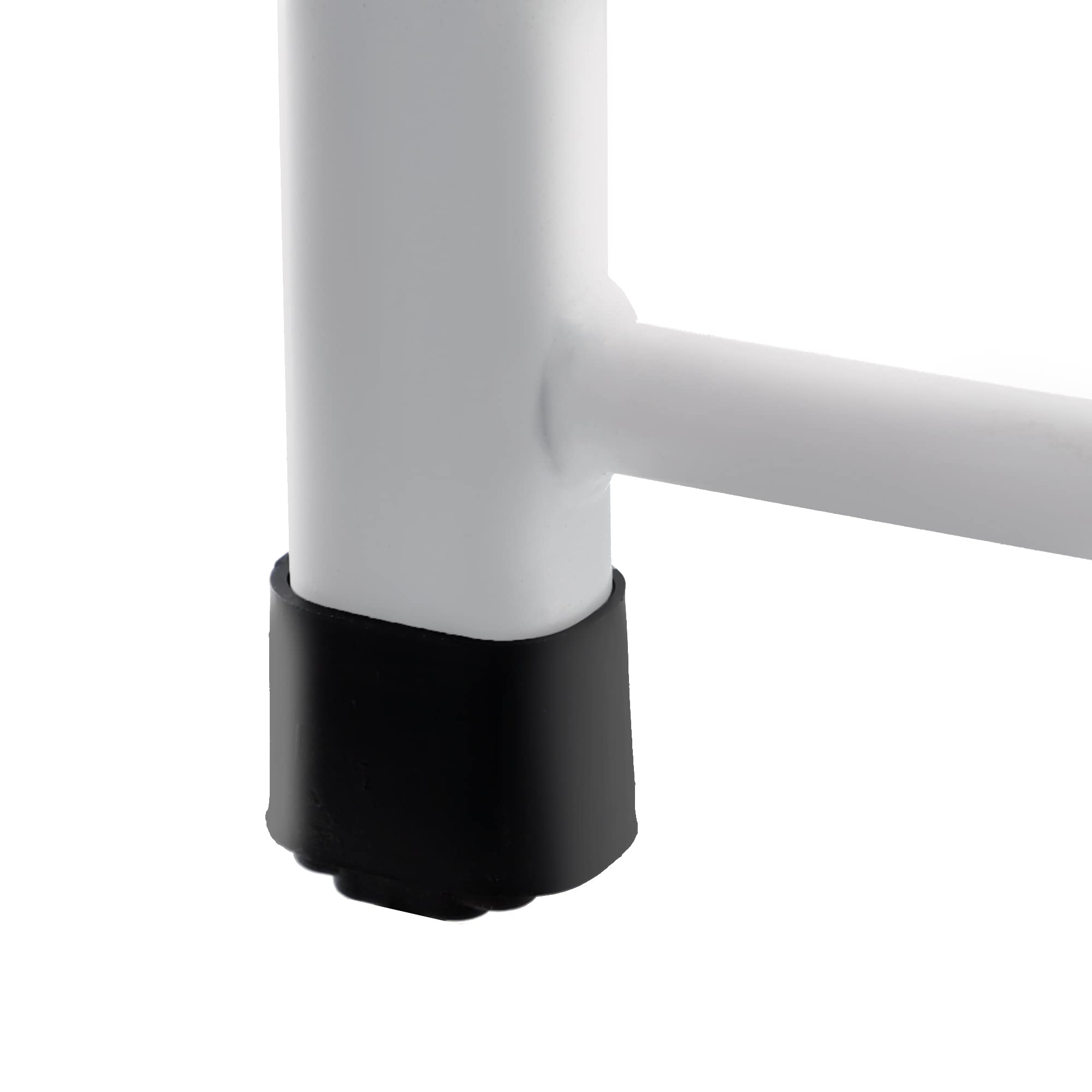 KADAX Taburete de acero, escalera doméstica de hasta 150 kg, taburete de transporte con patas antideslizantes, escalera doméstica, taburete de aluminio (1 nivel)