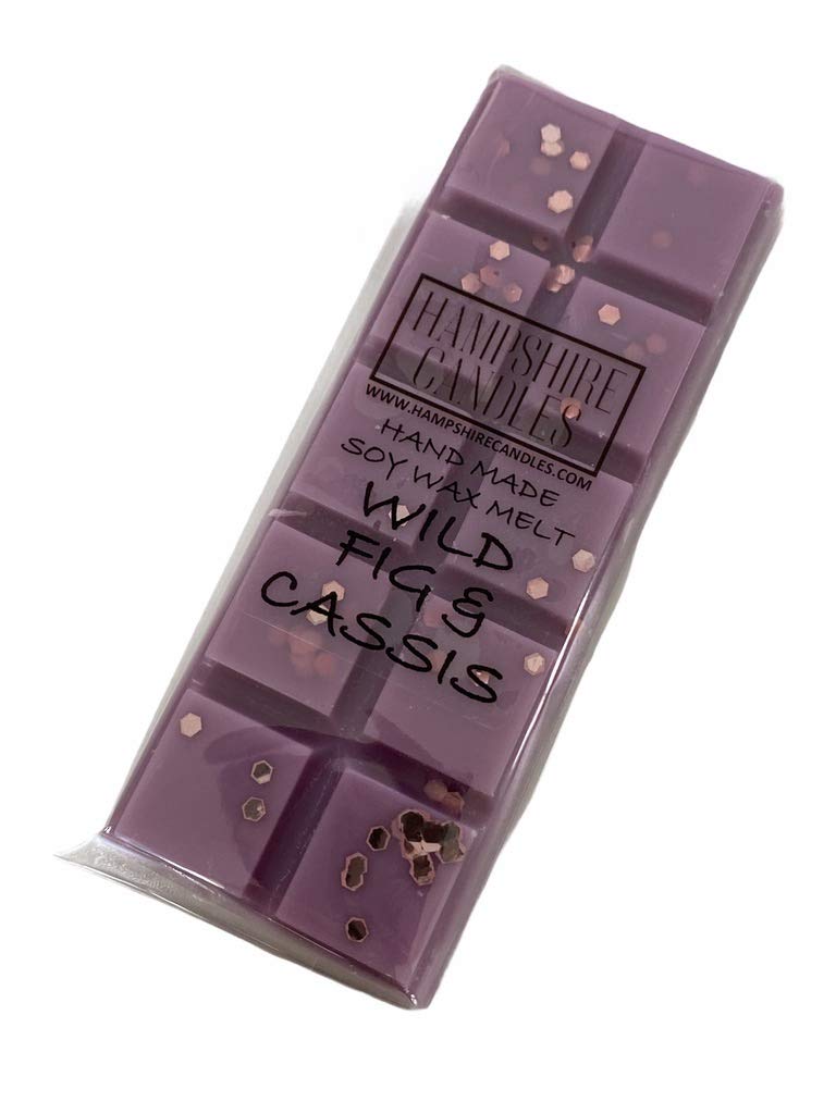Wild Fig and Cassis Wax Melts | Highly Scented | Eco Soy Wax, Cruelty & Vegan Free | Snap Bar (2 Bars)