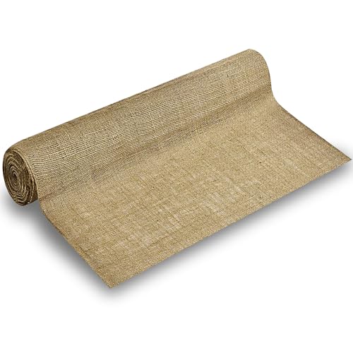 Pico Textiles 40” Wide Burlap - 1 Yard (3 Feet) Premium Natural Burlap Fabric, Sold by The Yard - Great for Weddings, Home Crafts, Garden Fabric, Table Runner, Tablecloth