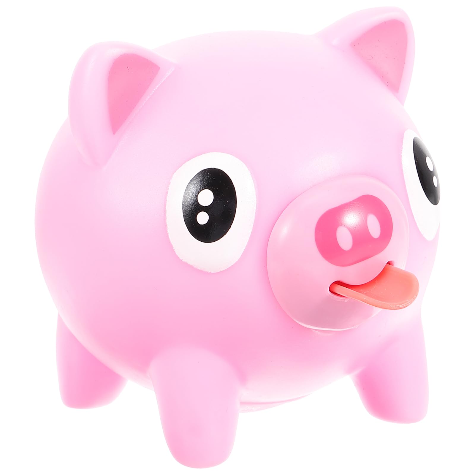 2Pcs Voice Pig Toy - Squeeze Pig with Tongue Out Stress Relief Toys for Kids, Cute Animal Squeaky Piggy for Fun and Interaction, Pink