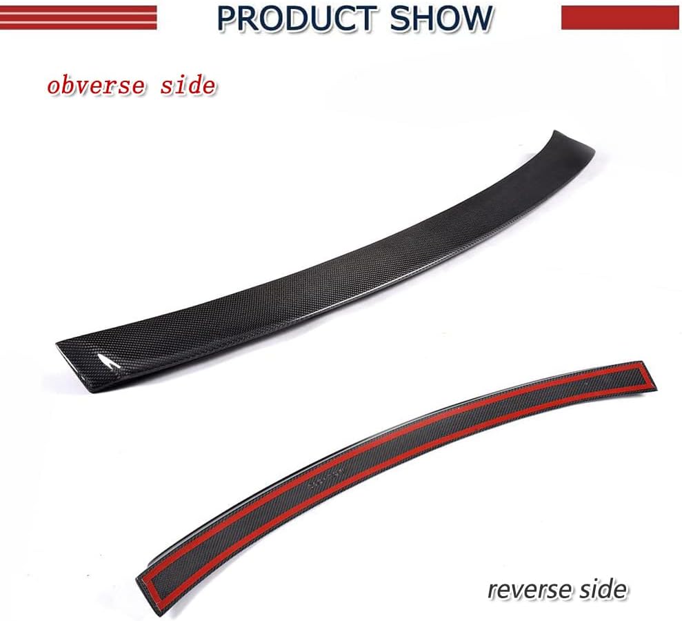 A3 Carbon Fiber Rear Roof Spoiler for Audi A3 Sedan 2014-2019 Rear Window Lip Top Spoiler Wing