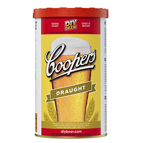 Barril de cerveza, de Coopers, de 18,9 litros, 1,7 kg, para casa