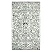 Lahome Bohemian Floral Medallion Area Rug - 3x5 Beige Washable Entryway Rug Office Mat, Transitional Non Slip Indoor Throw Bedroom Carpet for Kitchen Coffee Table Mudroom Dressing Room RV