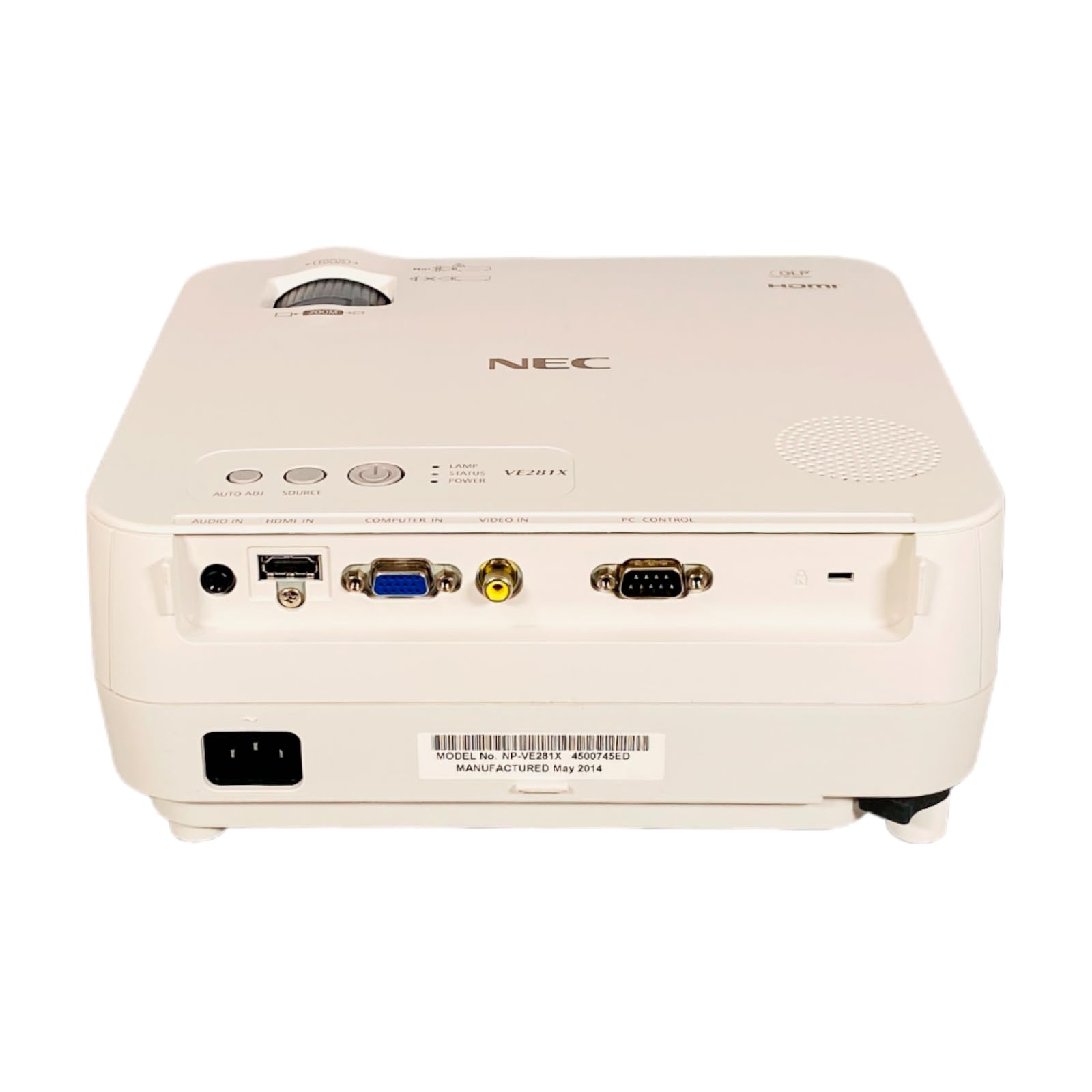 Amazon.com: NEC VE281X DLP Projector 2800 ANSI Home Theater 3D