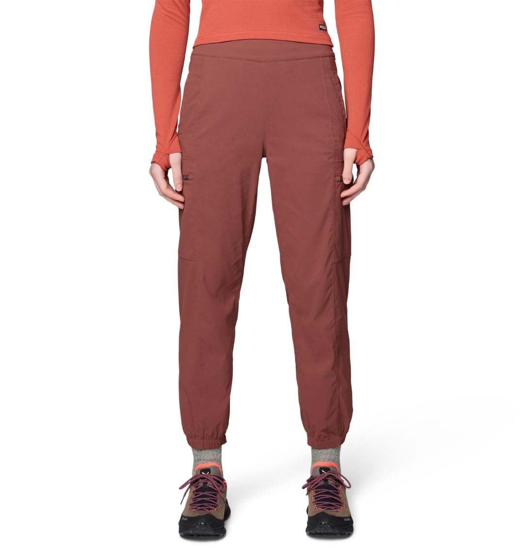 Mountain Hardwear Women's Bourbon Brown Dynama High Rise Utility Jogger Pants, Large