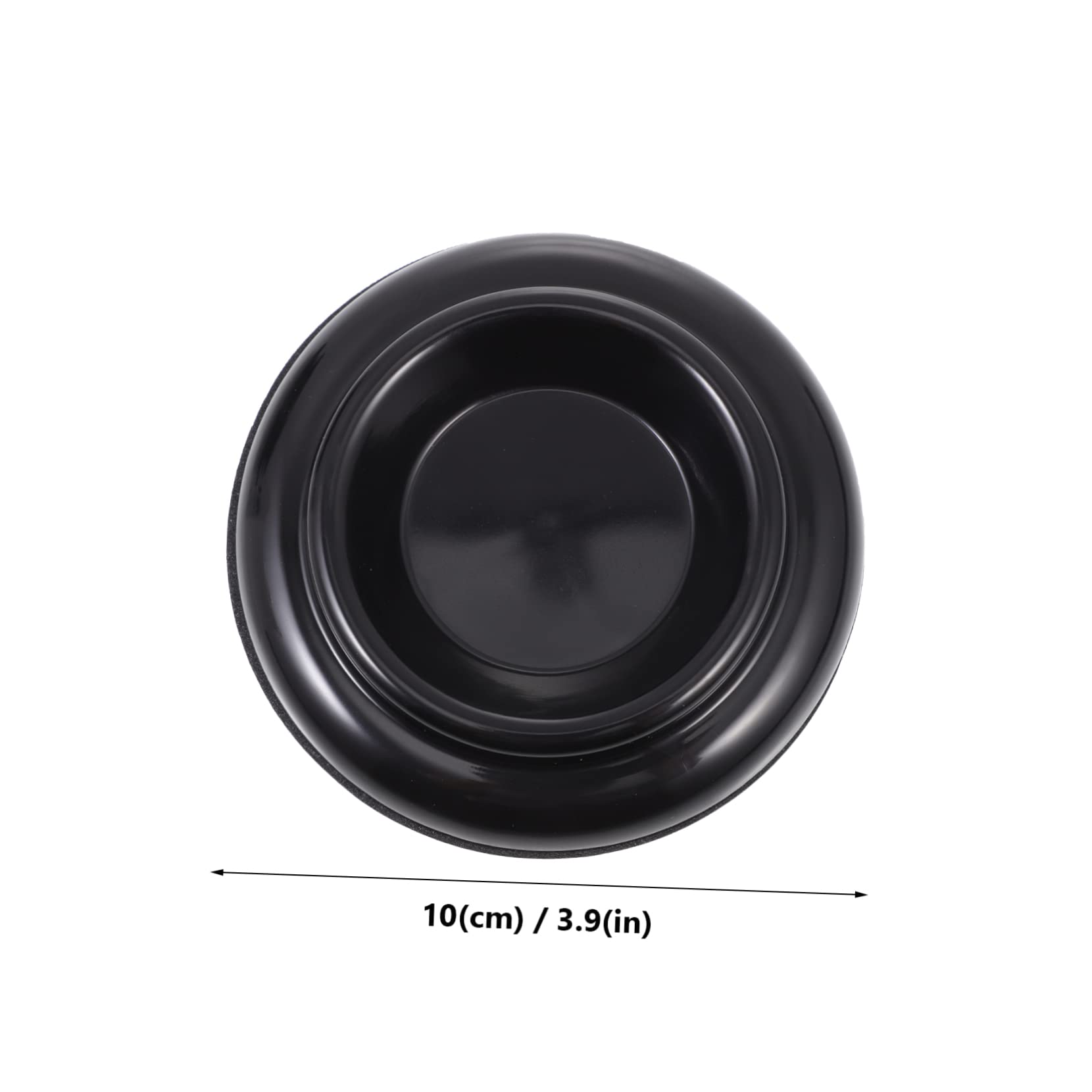 GOOHOCHY Piano Foot Pad Mats 4pcs Coasters for Piano Legs Black Anti-noise Floor Protector