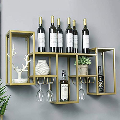 Soporte para botellas de vino de hierro vintage tamaño A