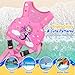 MoKo Swim Vest for Kids - Swim Floats Jacket for 2-3-4-5-6 Years (22-30-50-66LBS), Toddler Floaties Water Activity Equipment,Kids Pool Floats Vest with Adjustable Crotch Strap, Light Purple Mermaid