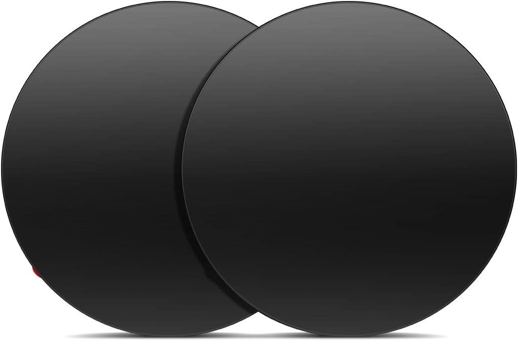 VICSEED 2 Pieces Adhesive Mounting Sticky Disk for Car Dashboards Vehicles Suction Cup Phone Mount with 80mm Diameter