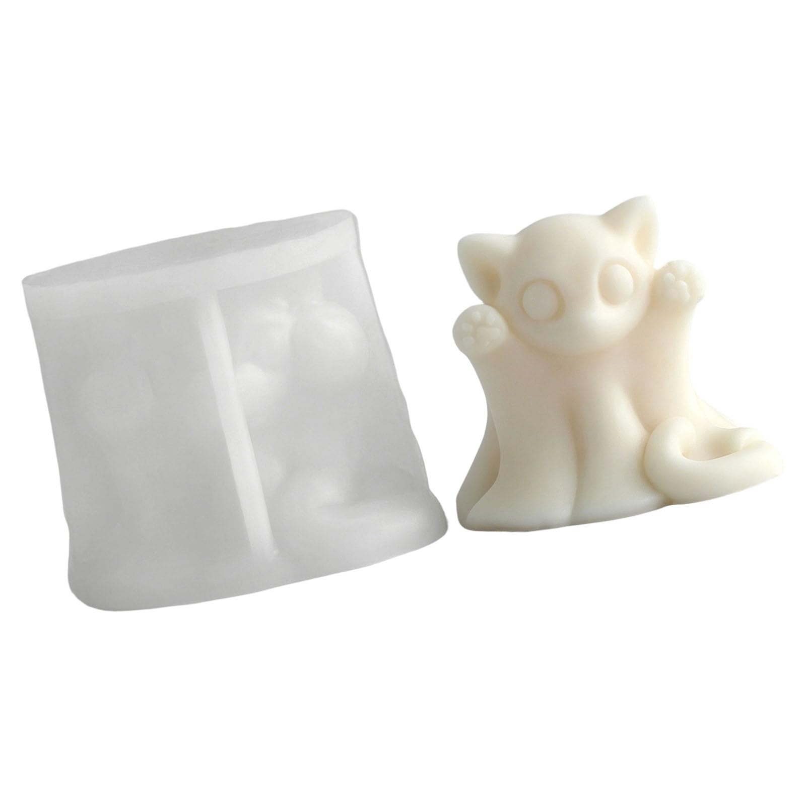 Hsioluted Silicone Making Detailed Specters Cats Dog Shape for Crafting Projects Easy Releases Specters