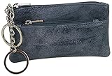 Kleine Schlüsseltasche mit zwei innen angebrachten Kettchen mit Schlüsselring