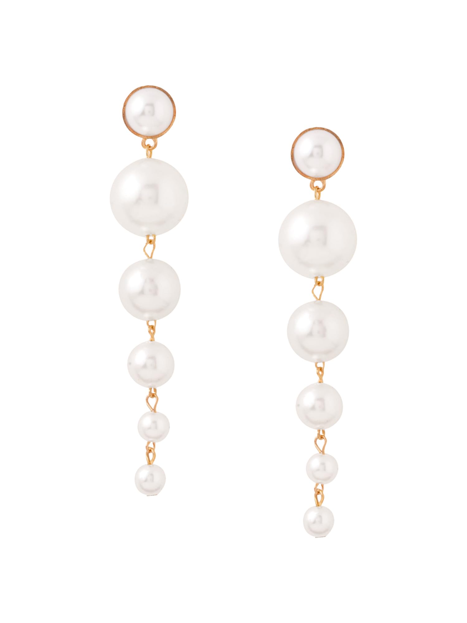 Yellow Chimes Pearl Danglers Earrings for Women | White Earrings for Girls | Fashion Women Earrings | Long Chain Hanging Pearl Earrings | Birthday Gift For Girls Anniversary Gift for Wife (B07SH7R843) Amazon Price History, Amazon Price Tracker