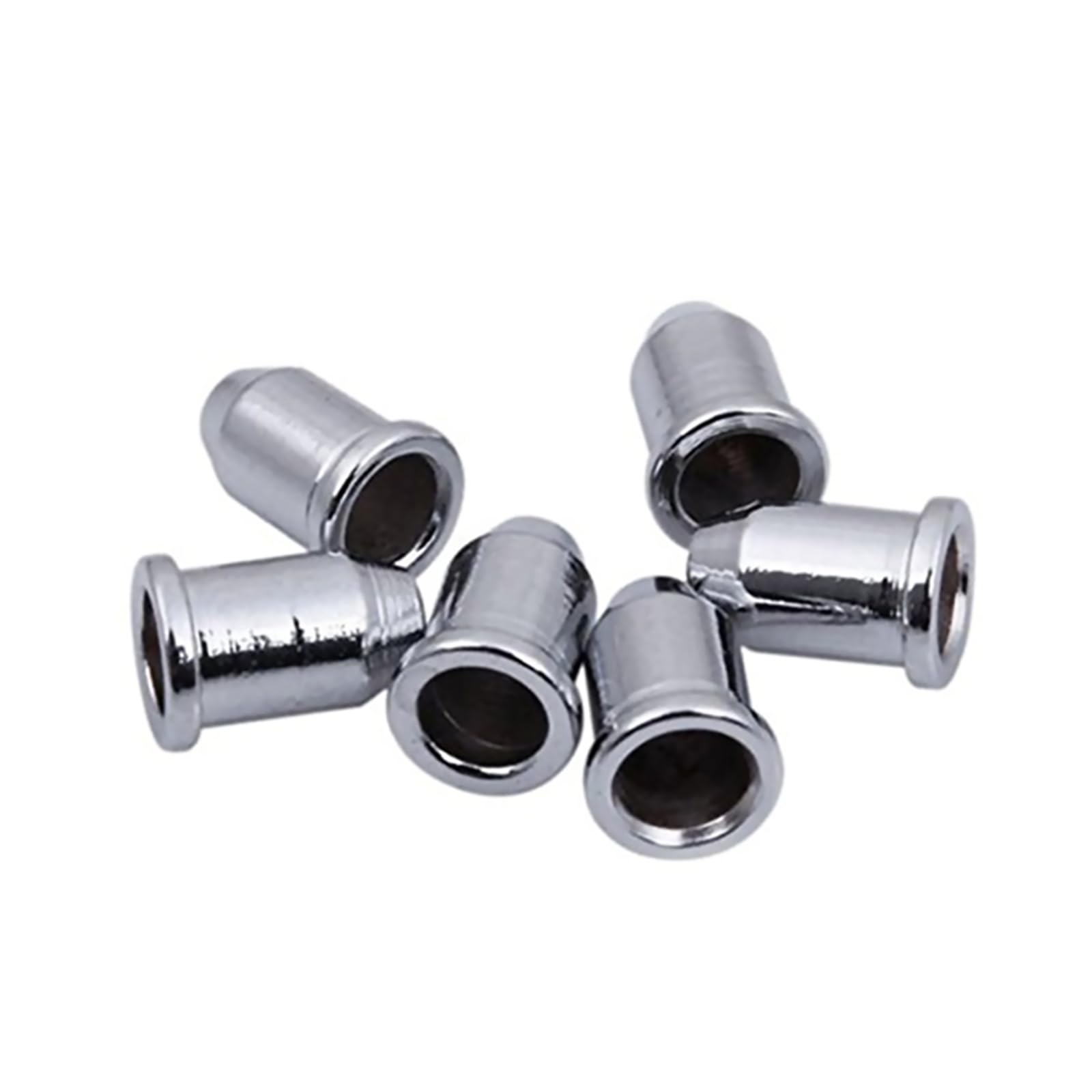 String Ferrules String Through Body String Mounting Ferrules Replacement for Telecaster, 6pcs