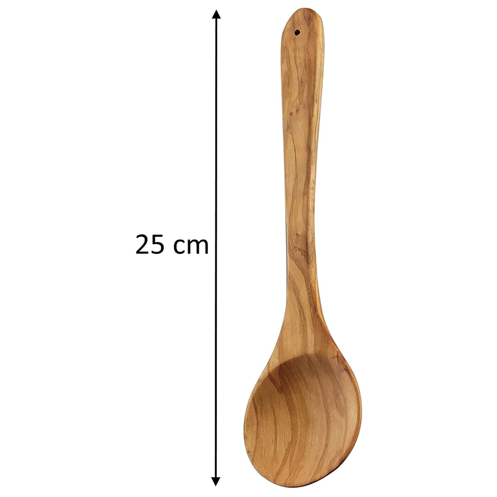 Cilio Toskania łyżka do herbaty z drewna oliwkowego, 25 cm, brązowa