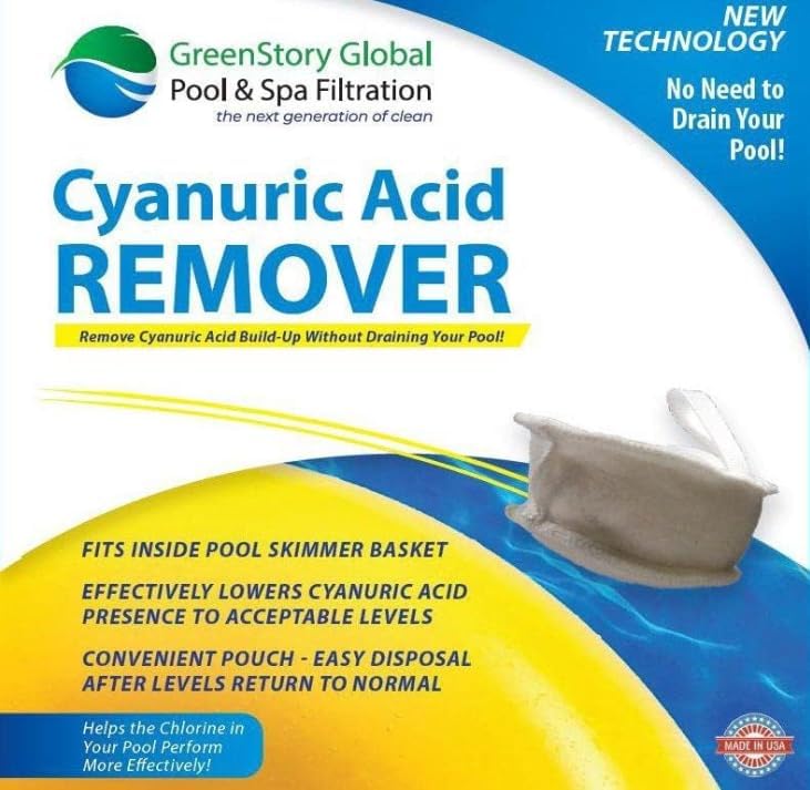 Cyanuric Acid (CYA) Reducer for Pool and Spa, Removes CYA Through Filtration 1IB