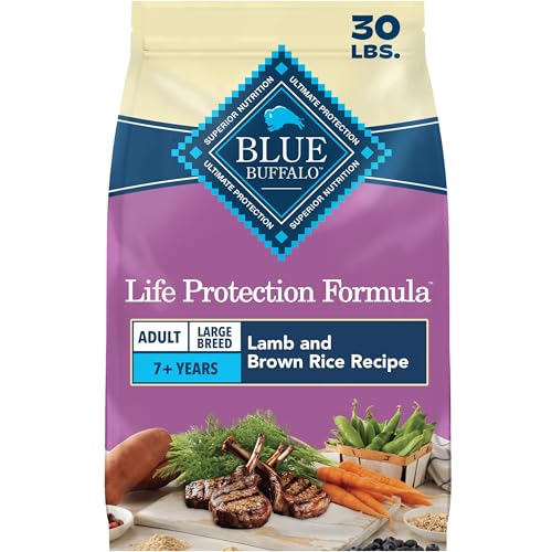 Blue Buffalo Life Protection Formula Lamb & Brown Rice Large Breed Adult Dry Dog Food, Supports...