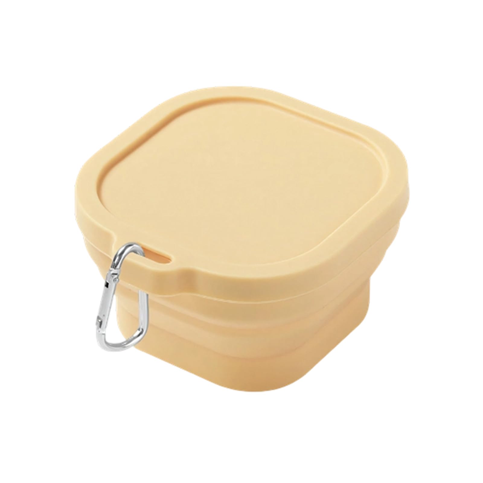 jiingekk Efficient Silicones Snacks Box with Lid Portable Food Container for Gym Beach Offices Mess Release and Quick Cleaning Up Pliable Mealpreps Box