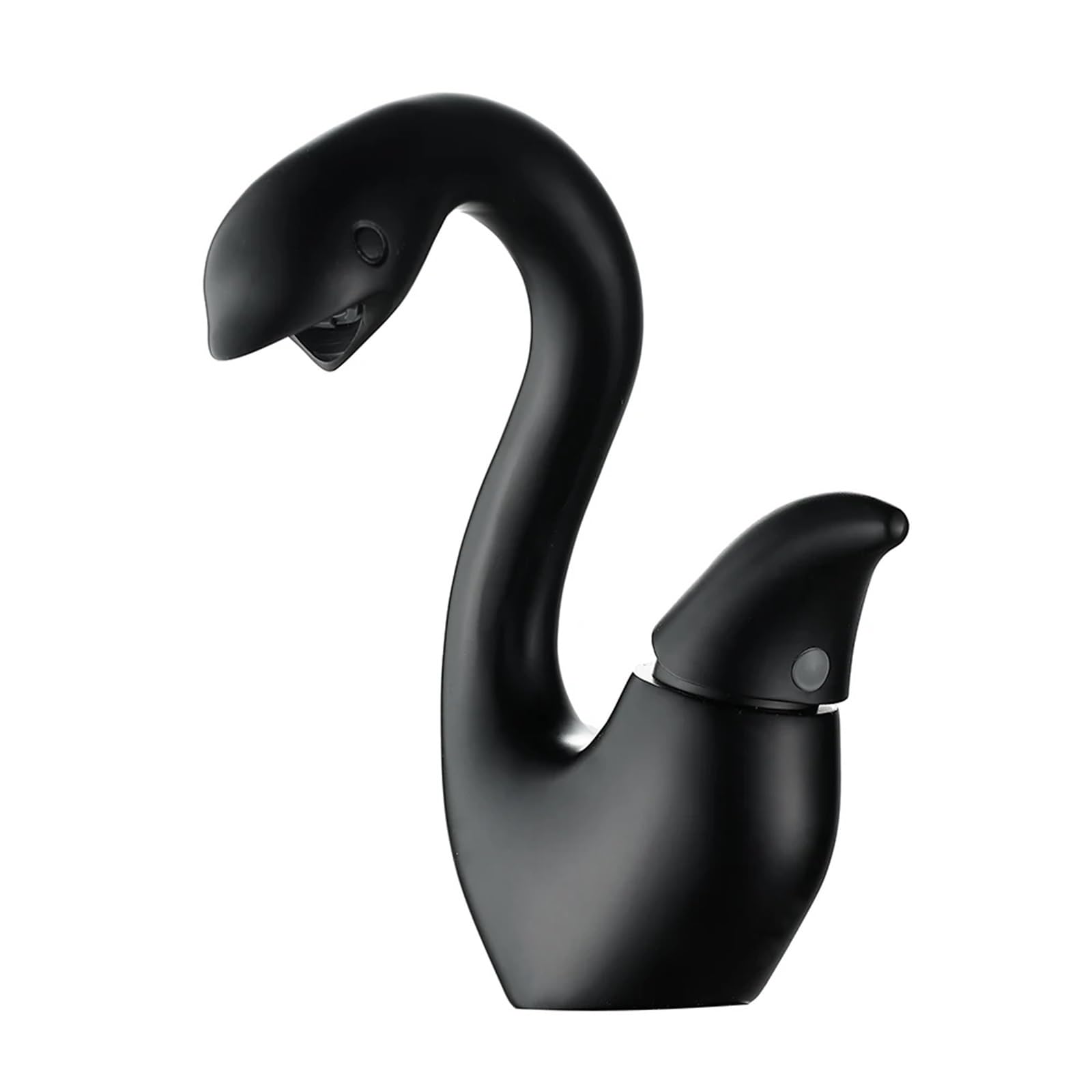 Basin Faucets Swan Design Modern Bathroom Sink Faucet Single Handle Deck Mounted Wash Basin Water Tap Hot and Cold Mixer(Color-2)
