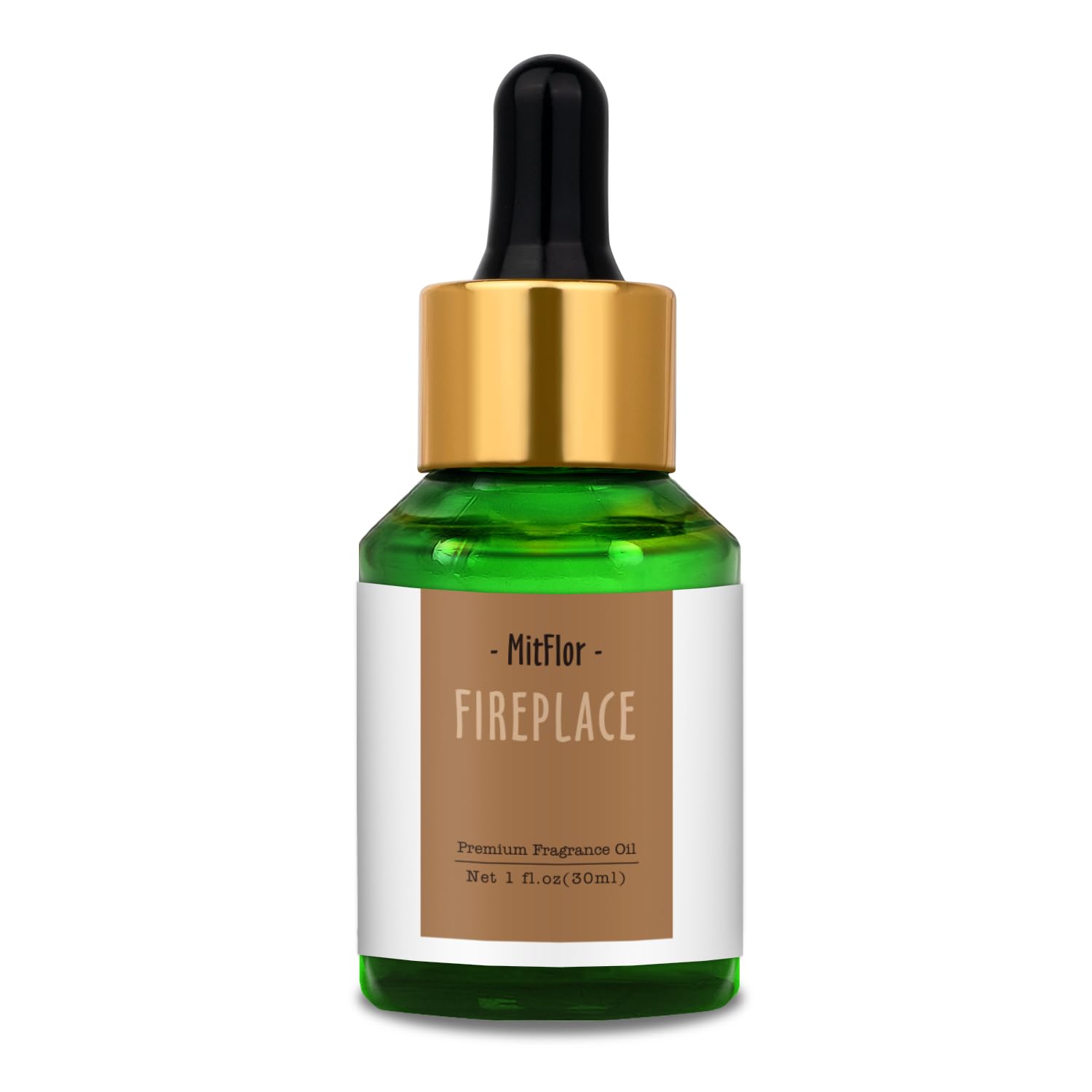 Fireplace Fragrance Oils, MitFlor 30ml Scented Essential Oil for Diffuser, Premium Fragrance Oil for Candle &amp; Soap Making, Winter Aromatherapy Diffuser Oil, Warm &amp; Woody Scent for Home Fragrance
