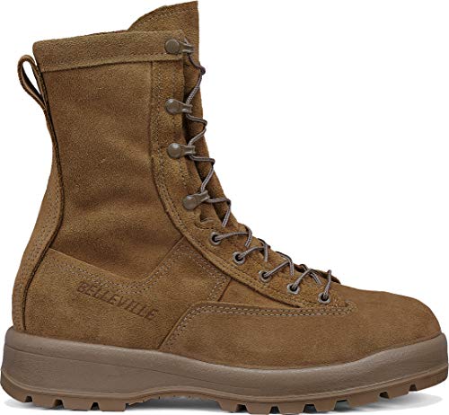 Belleville Men’s C775 ST 600g Steel Toe Insulated Waterproof Military Boots - Waterproof Army Boot AR 670-1 - Slip Resistant Traction Outsole - Berry Compliant - Coyote2
