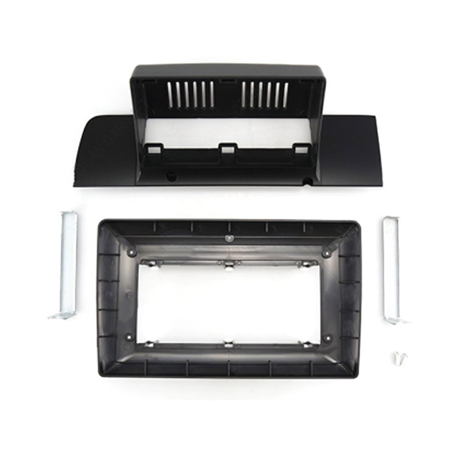 JKELPV Car Radio Frame Kit Fit For BENZ S CLASS 1991-1998 2 Din Head Unit Panel Dash Trim 10.1Inch Car Radio Fascias Radio adapter(Frame)