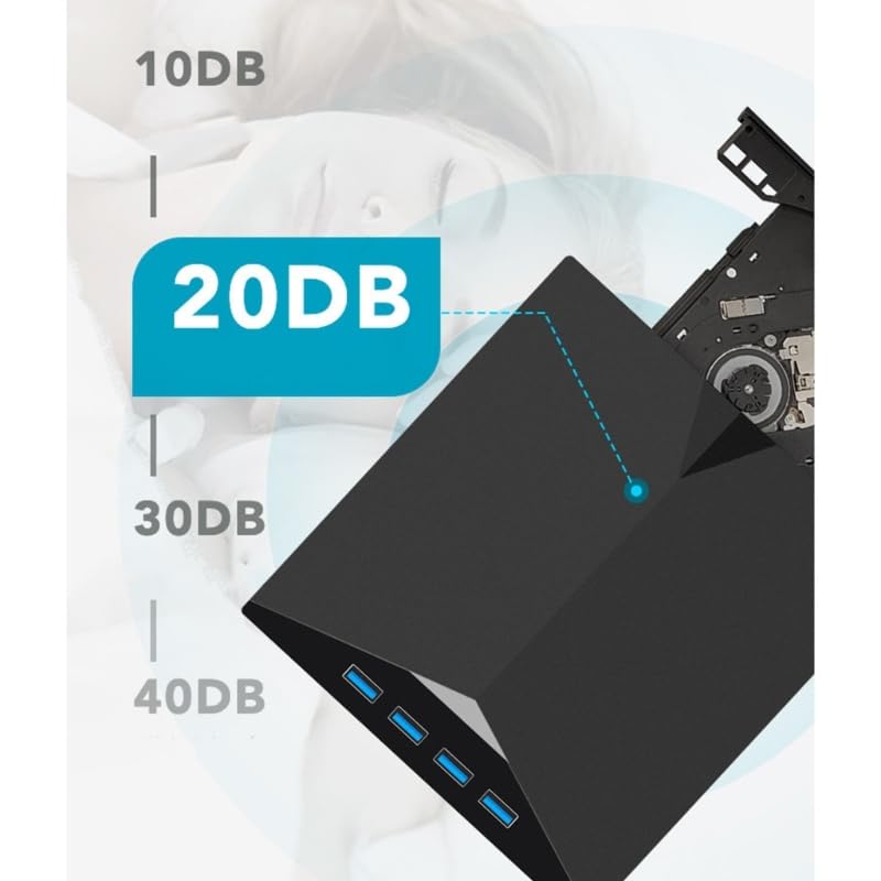 Lettore ottico CD esterno 4x USB 3.0 DVD VCD Writer Recorder TF Card Player
