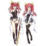 Xugang Rakudai Kishi no Cavalry Stella Vermillion Double Sided hugs, Princess Anime Pillowcase Dakimakura, 150x50cm Peach Skin/2WAY Anime Cartoon Characters