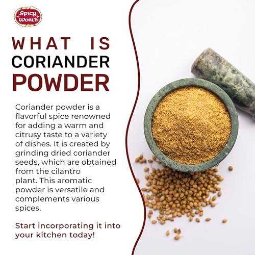 Spicy World Coriander Powder 5 Pound Bulk Bag - Ground Pure from Indian Coriander Seeds - Image 3