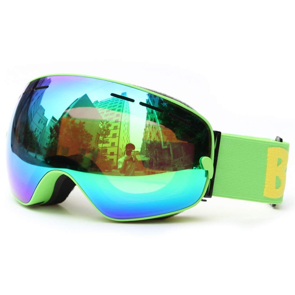 Occhiali da Sci Lenti Occhiali da Neve Protezione UV Occhiali da Snowboard Sci Snowboard Occhiali sopra Gli Occhiali per Uomo Donna Giovani Snowboard Jet Snow