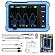 DewinLVD Oszilloskop,Tragbares Oszilloskop,DDS-Signalgenerator DSO510 Digital-Oszilloskop 2,8 Zoll TFT, Bandbreite 10 MHz Abtastrate 48 MSPS